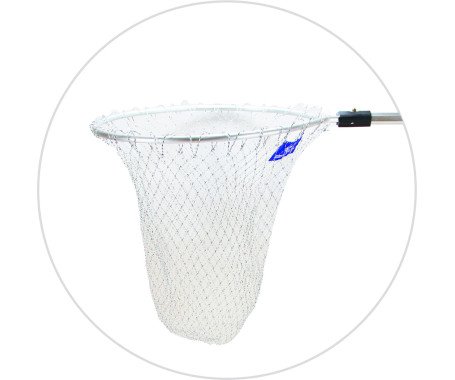 AQUA MARINE - Telescopic Fishing Nylon Grey Braided Net (210cm)